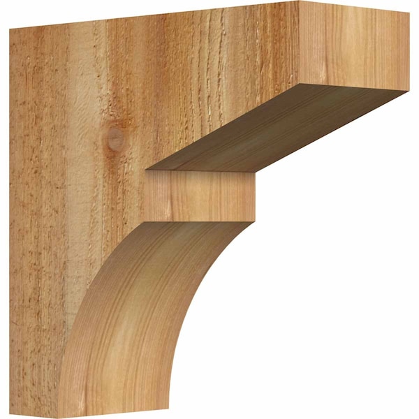 Ekena Millwork Monterey Rough Sawn Corbel, Western Red Cedar, 4"W x 10"D x 10"H COR04X10X10MON00RWR - main